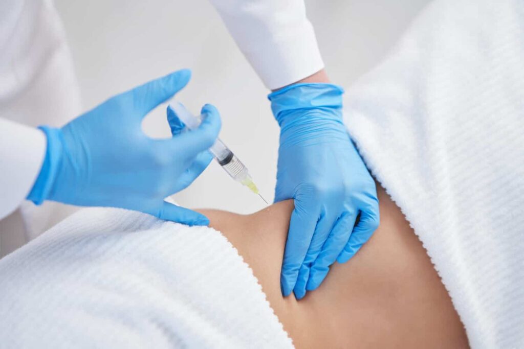 lady taking botox for severe vaginismus