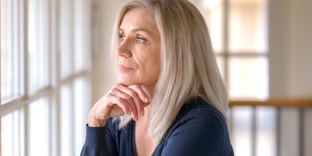 woman worried about lichen sclerosus