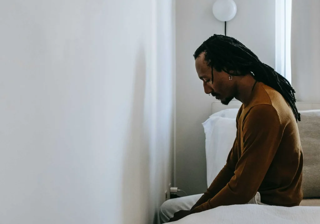 Man worrying about retrograde ejaculation