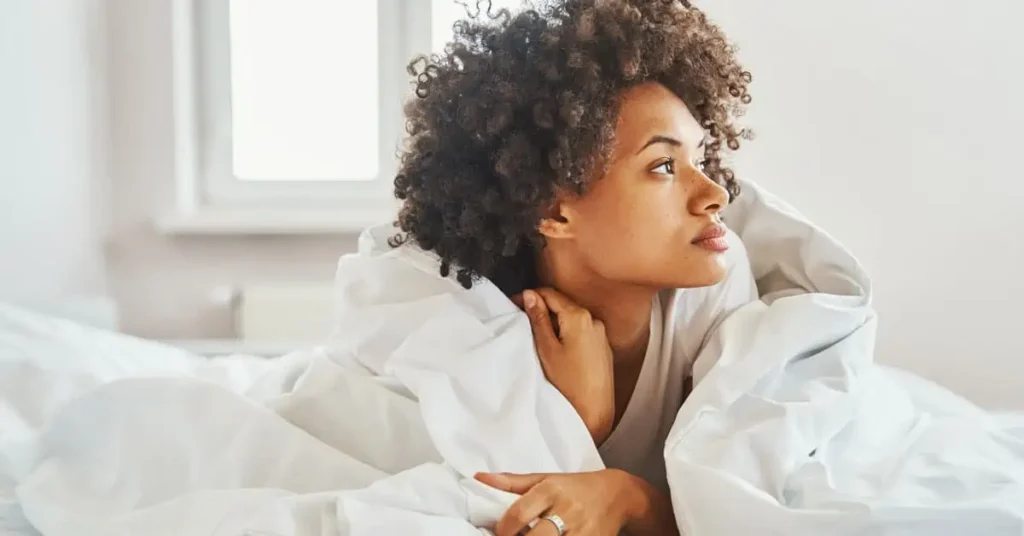 young lady feeling depressed