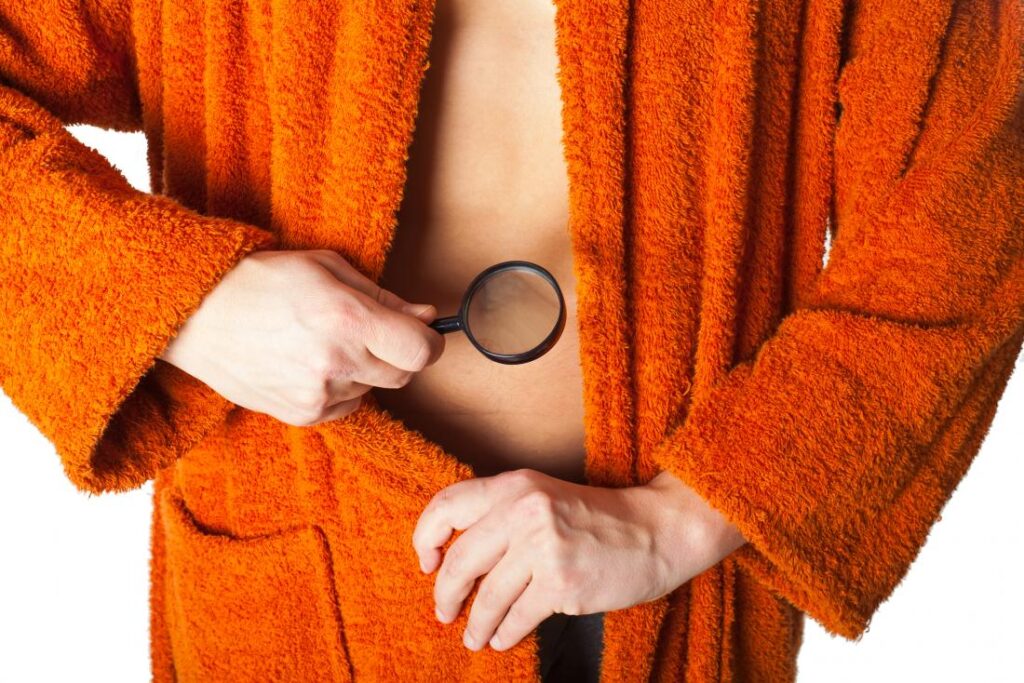 checking for hyperpigmentation
