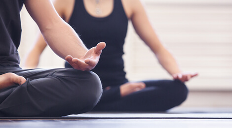 praticing relaxation techniques