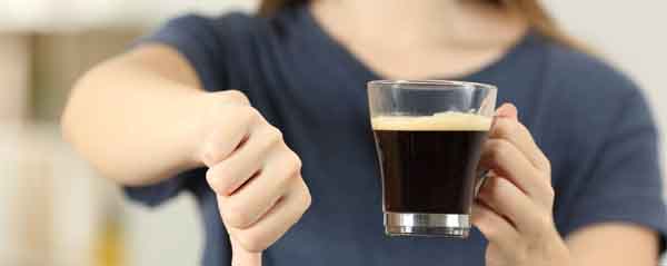 Limit Stimulants Like Caffeine